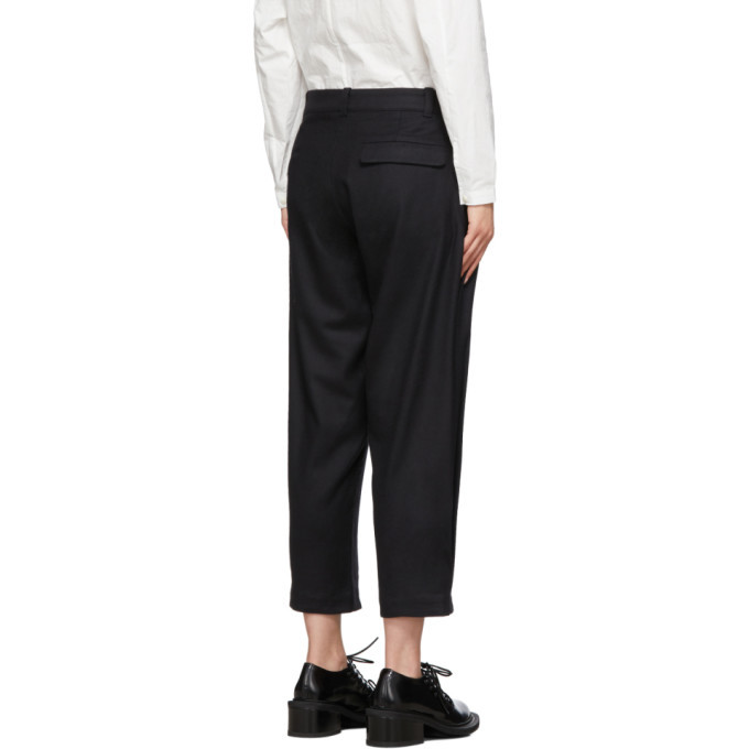 Toogood Black Wool The Artist Trousers Toogood