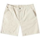 Norse Projects Men's Ezra Light Twill Short in Oatmeal