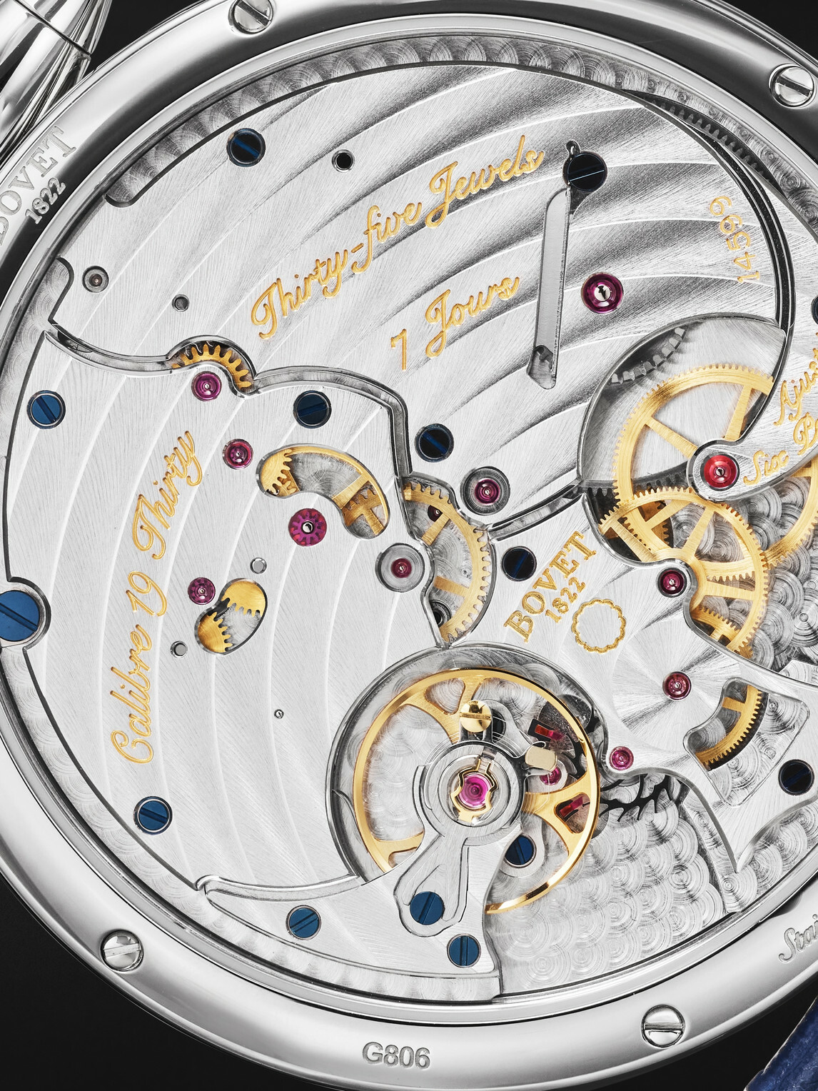 Bovet - 19Thirty Hand-Wound 42mm Stainless Steel and Rubber Watch, Ref. No. NTS0104