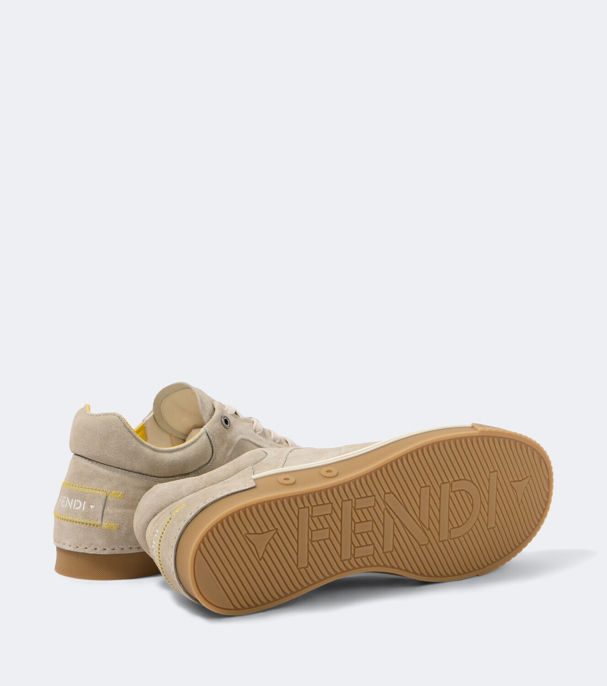 Fendi Fendi Fender suede sneakers