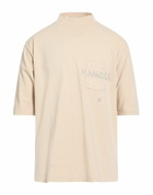 Maison Margiela Mens T-shirt in Beige
