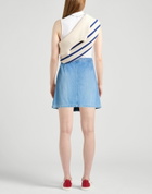 Versace Womens Denim skirt in Blue