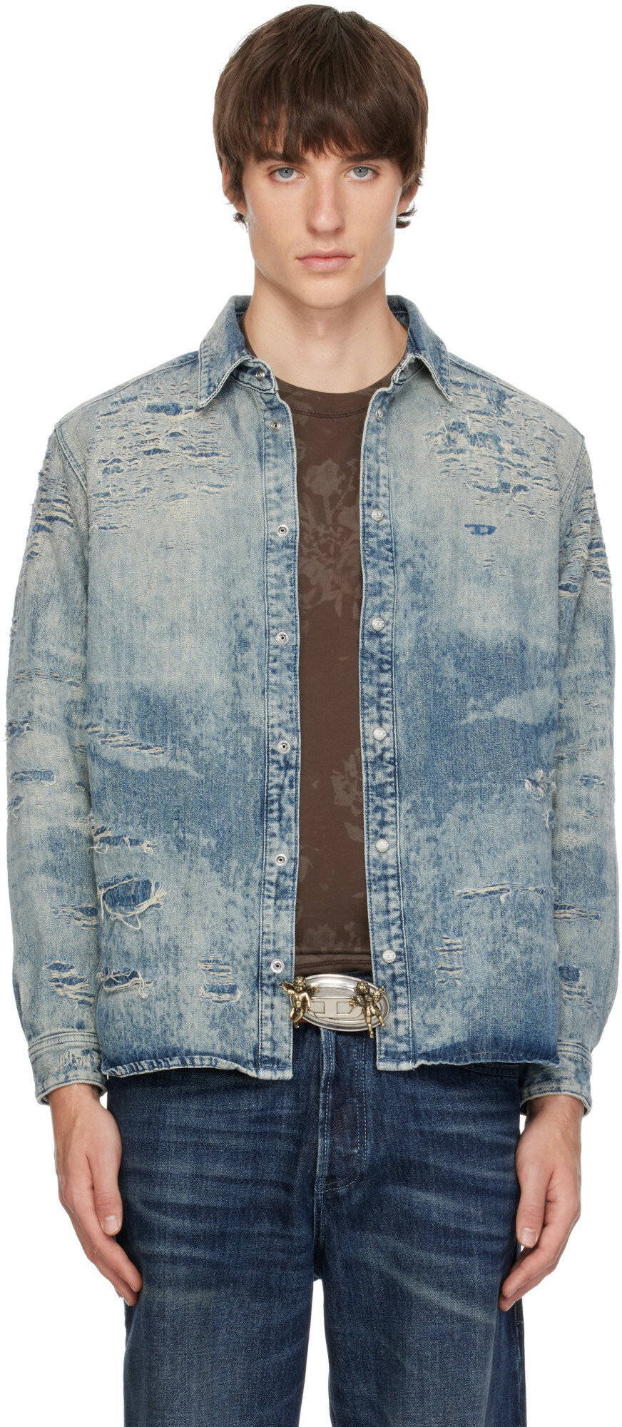 Diesel Blue Denim Shirt