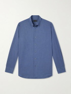 Brioni - Cotton-Poplin Shirt - Blue