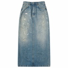 Acne Studios Women's Philo Trafalgar Midi Skirt in Light Blue