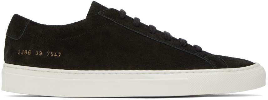 Photo: Common Projects Black Achilles Sneakers