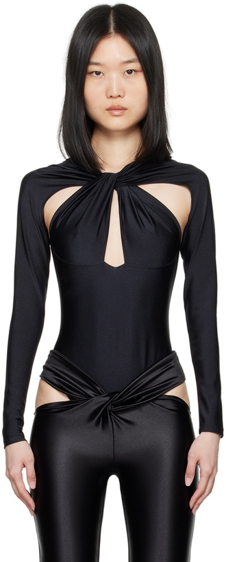 Photo: Coperni Black Twisted Cutout Bodysuit