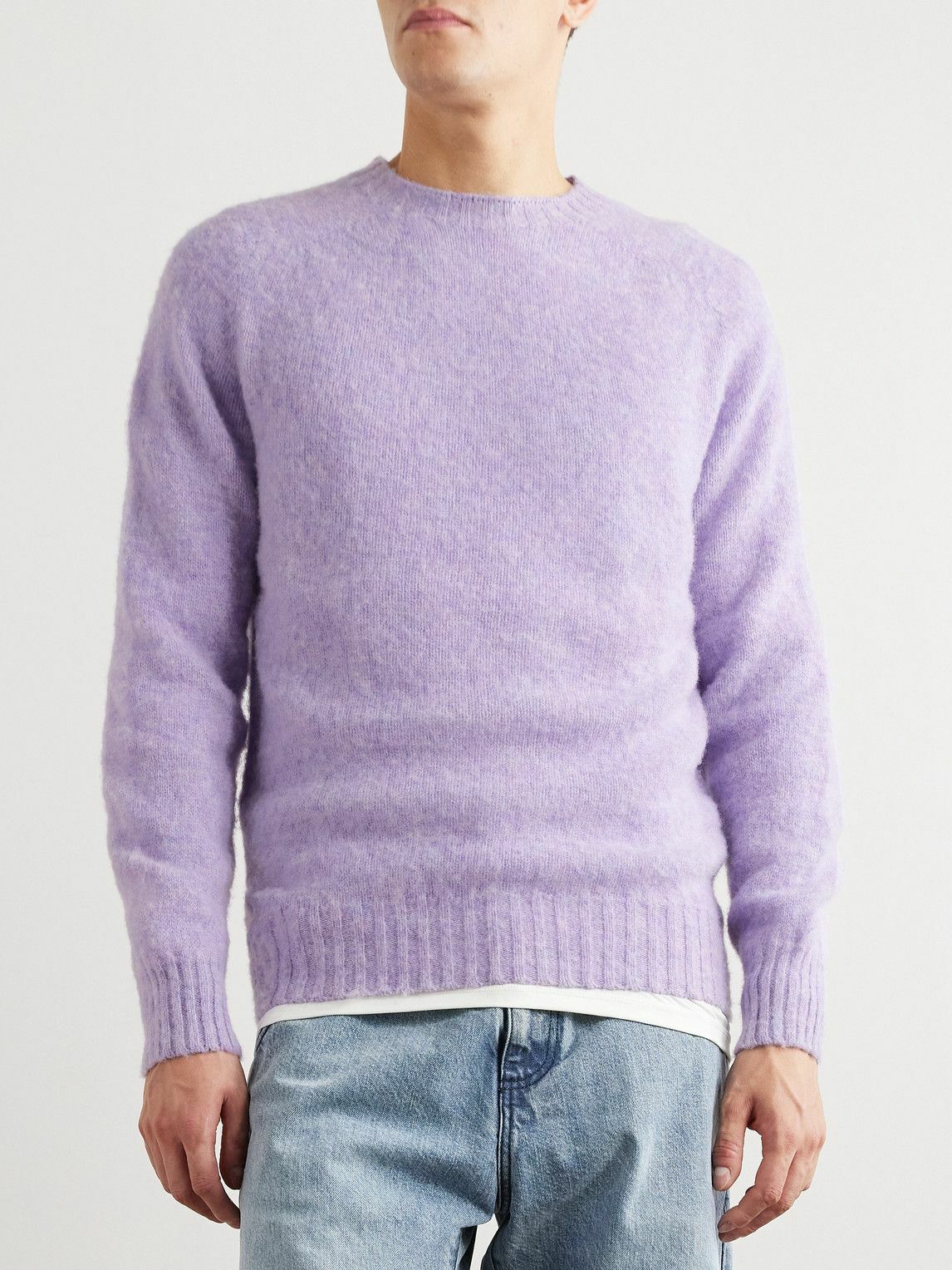 Howlin' - Birth of the Cool Brushed-Wool Sweater - Purple