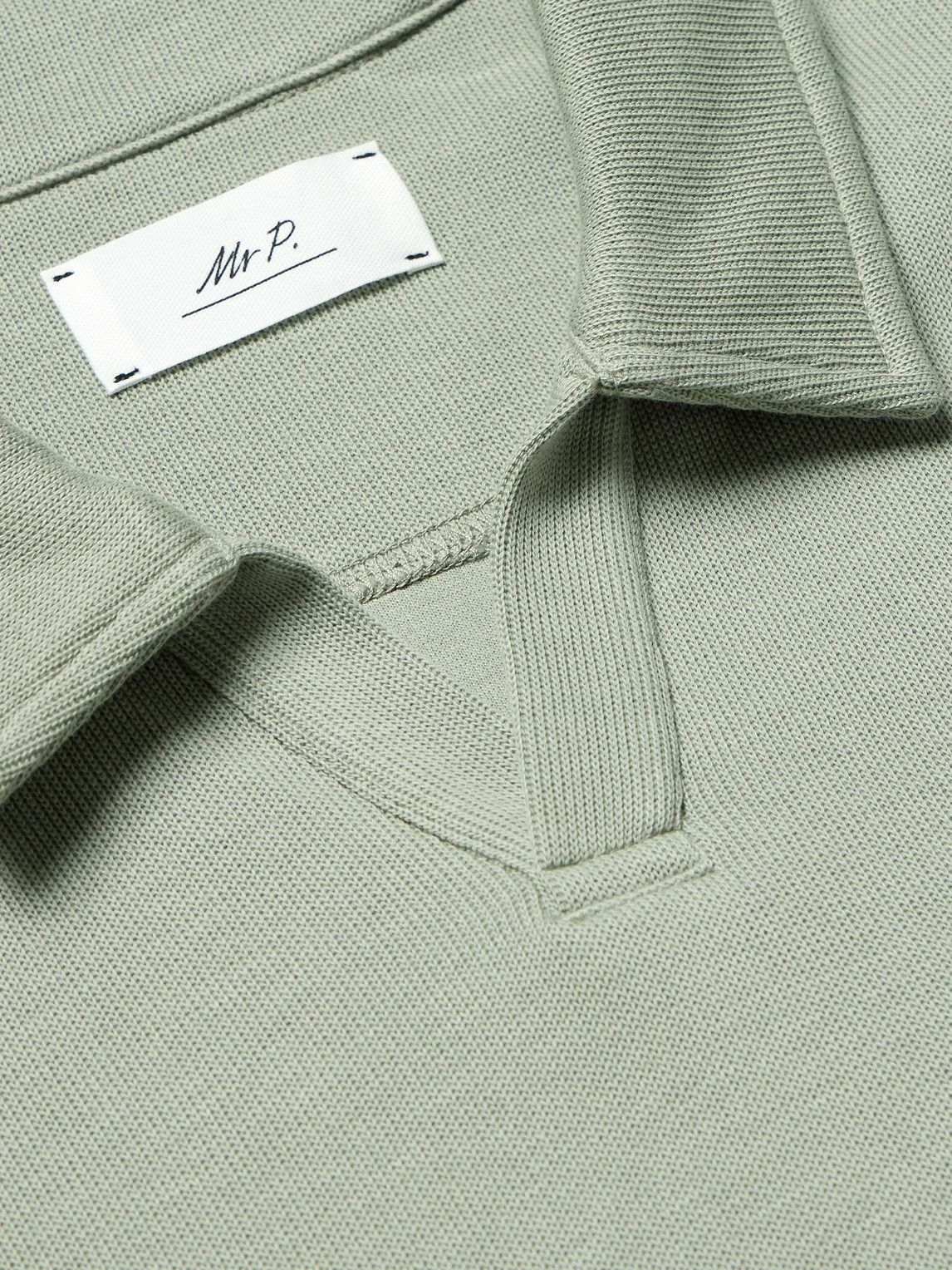 Mr P. - Cotton-Jersey Sweatshirt - Green