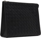 Bottega Veneta Black Standing Pouch