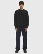 JW Anderson LOGO EMBROIDERY SWEATSHIRT Black Men