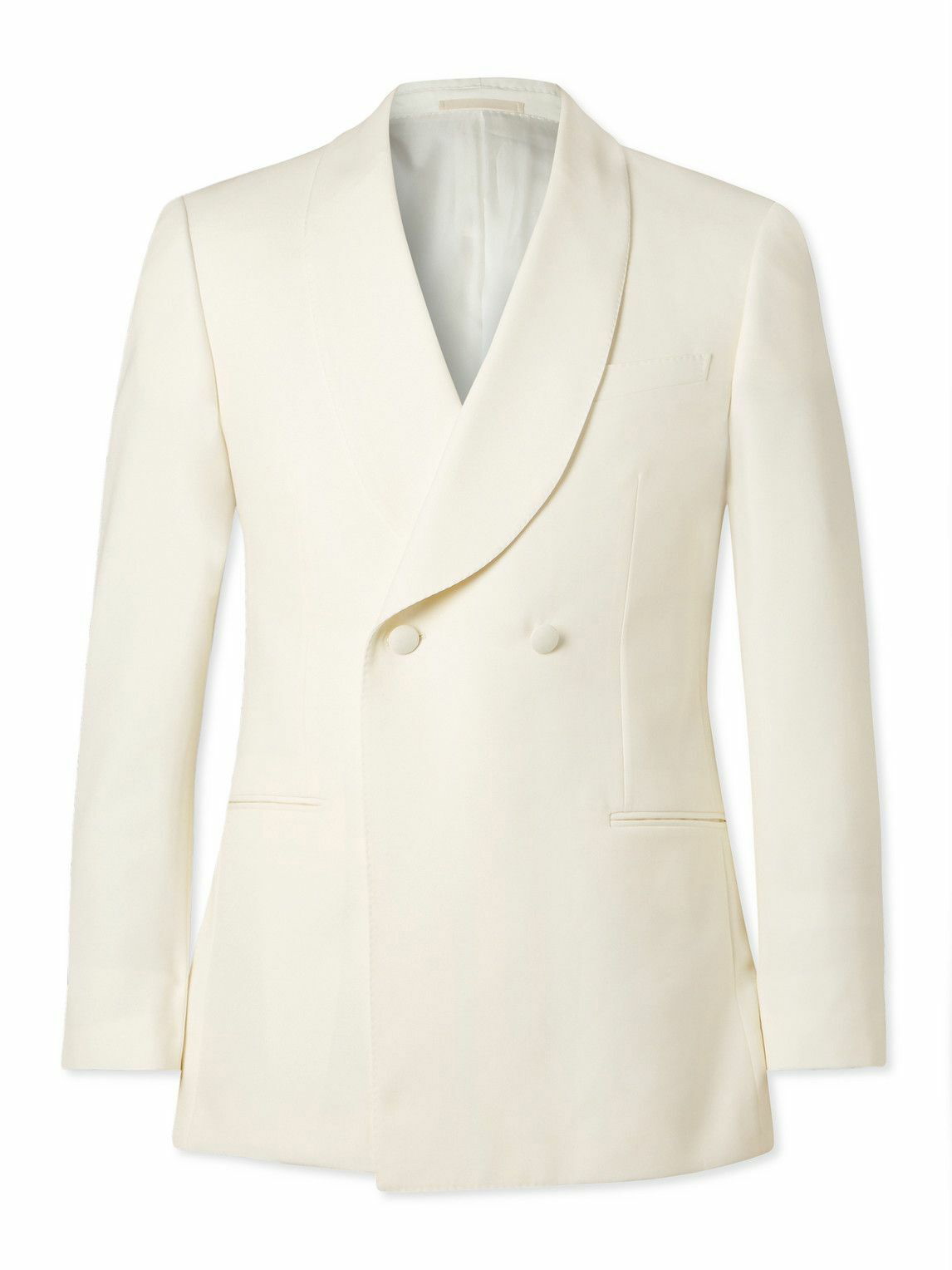 Kingsman - Double-Breasted Wool-Twill Tuxedo Jacket - Neutrals Kingsman