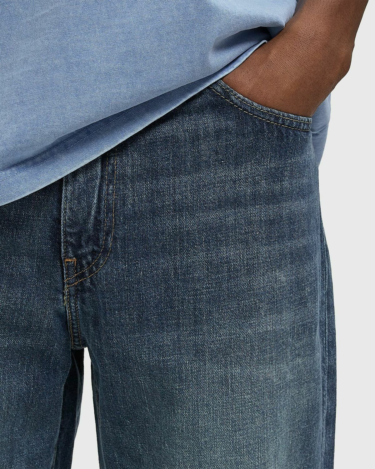 Levis 568™ LOOSE STRAIGHT DARK INDIGO - WORN IN Blue Mens Jeans