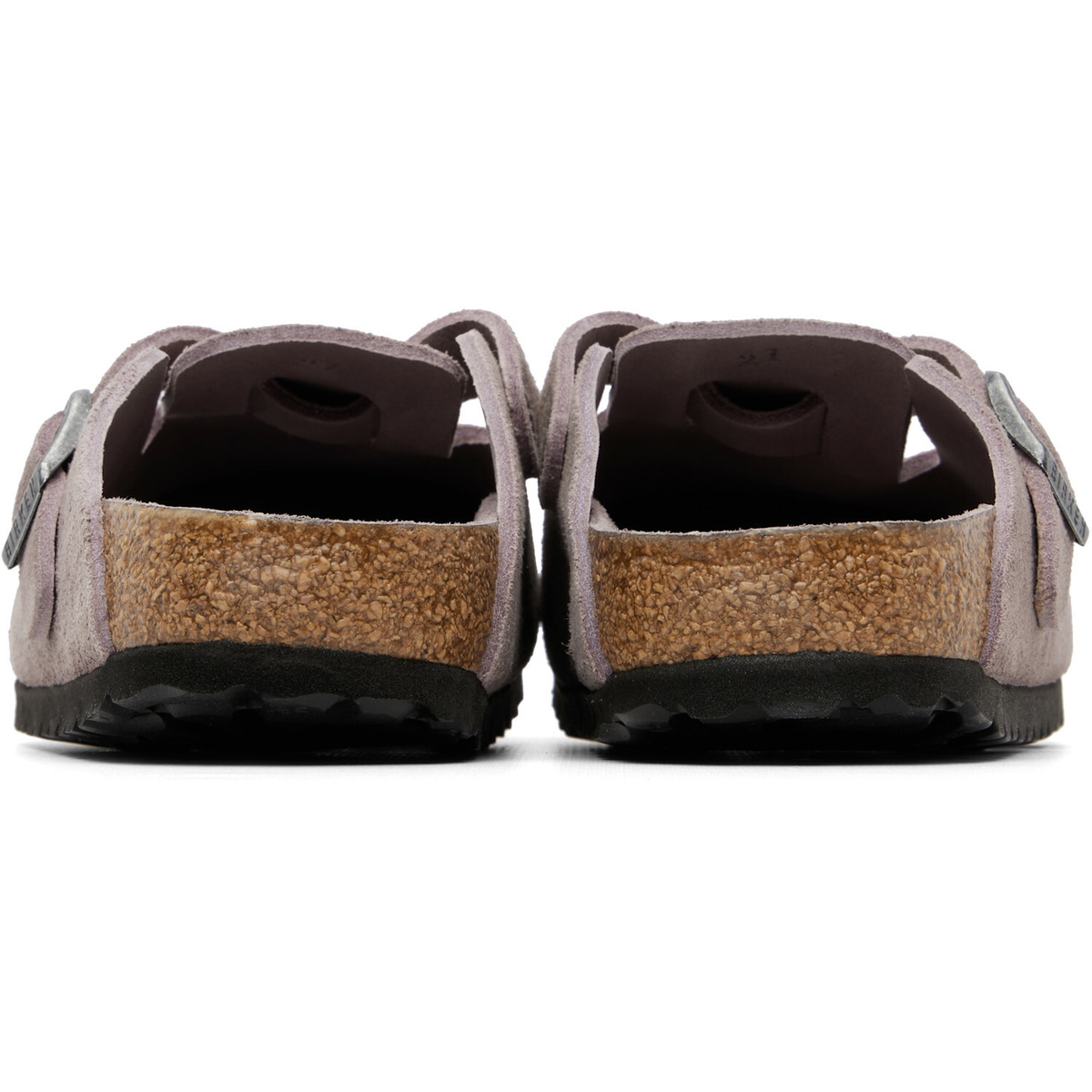 Birkenstock Purple Narrow Boston Soft Footbed Slip-on Loafers