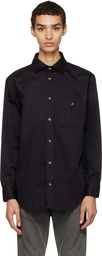 Drôle De Monsieur Black 'La Chemise Twill' Shirt