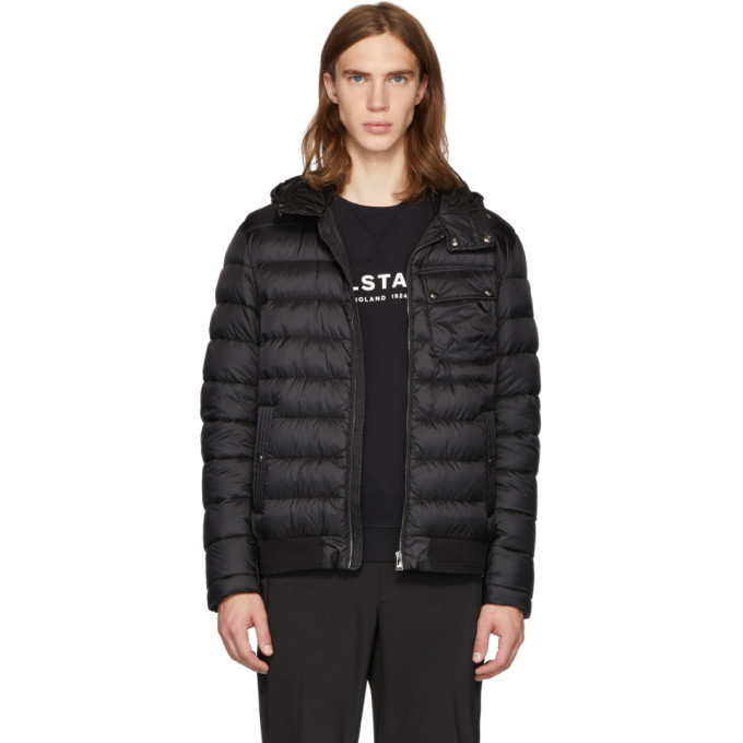 Photo: Belstaff Black Down Streamline Jacket