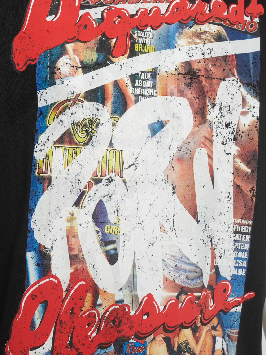 DSQUARED2 Rocco Siffredi Printed Cotton T-shirt Dsquared2