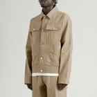 Casablanca Men's Desert Canvas Denim Jacket in Beige