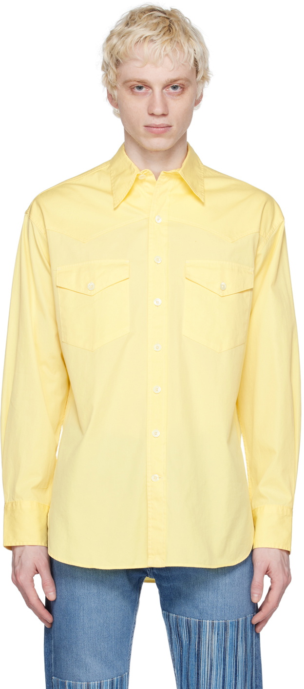Haulier Yellow Mel Western Shirt