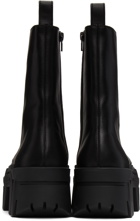 Balenciaga Black Bulldozer Lace-Up Boots