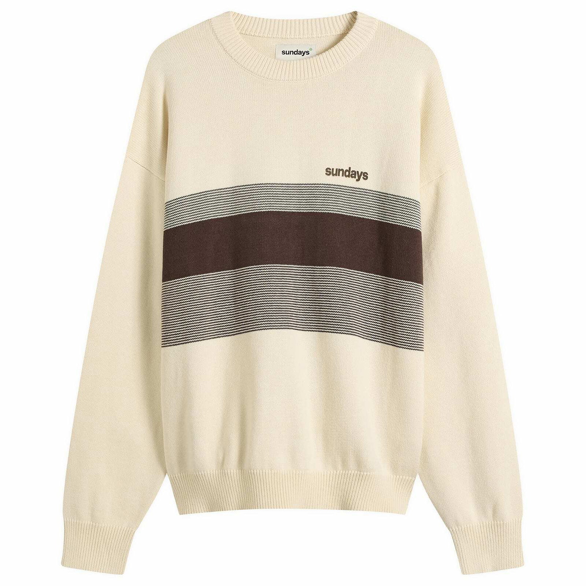 Sundays Men's Stripe Knit in Stone