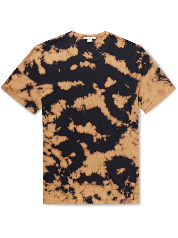 Photo: JAMES PERSE - Bleached Combed Cotton-Jersey T-Shirt - Brown