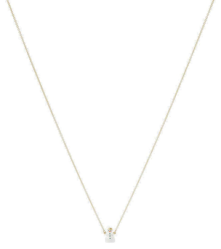 Photo: Aliita Frosty 9kt yellow gold necklace with enamel