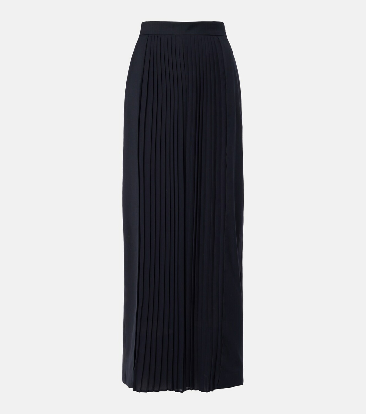 Max Mara Pleated virgin wool wide-leg pants