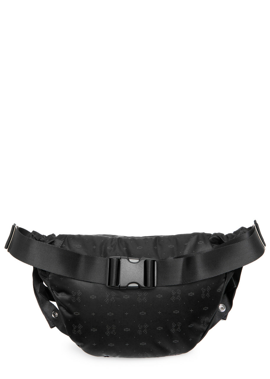 Porter Logo-monogram Jacquard Belt bag - Black - One Size