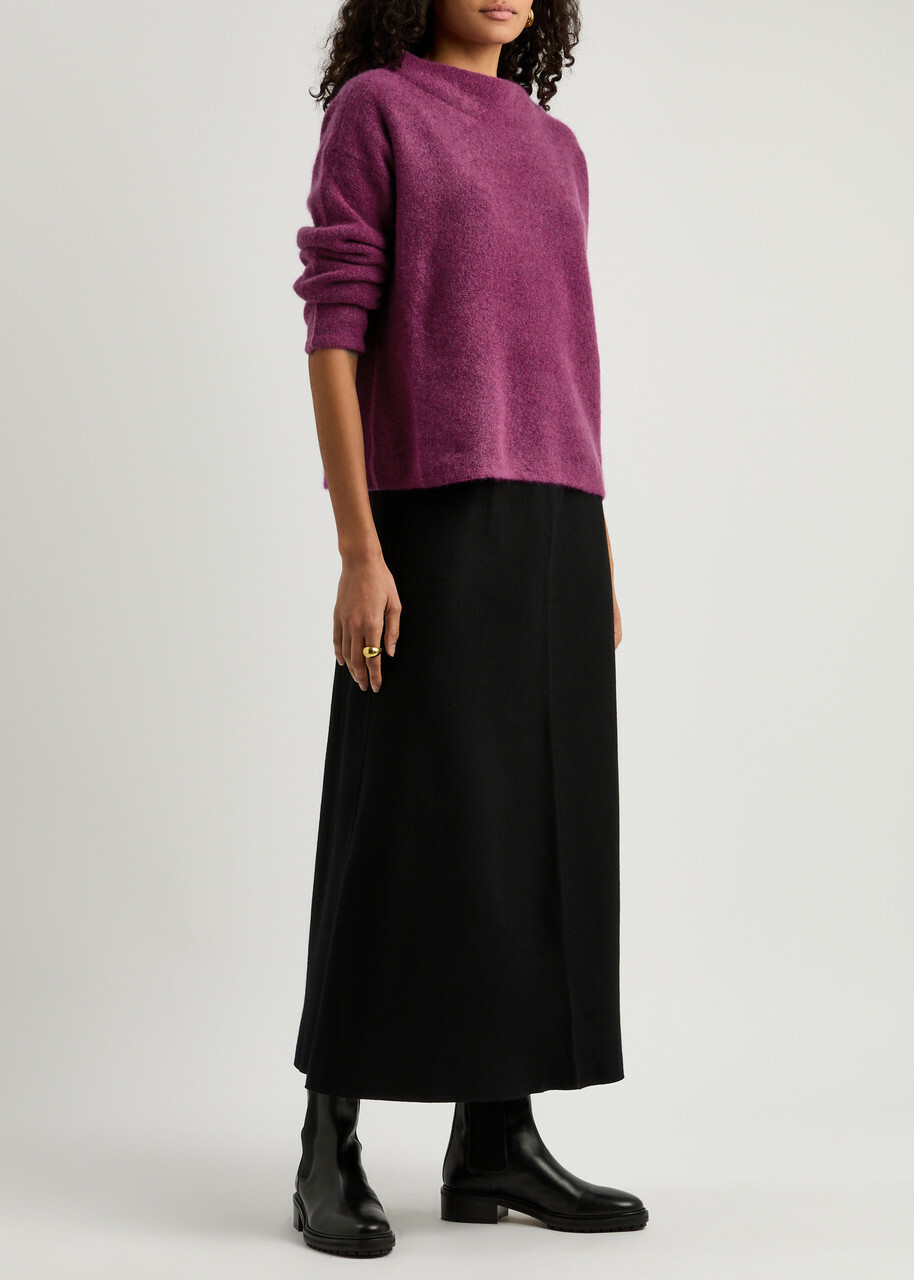 Eileen Fisher Jumper Dress Eileen Fisher 100% Merino Wool Sweater Dress Midi