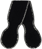 YMC Black Slot Scarf