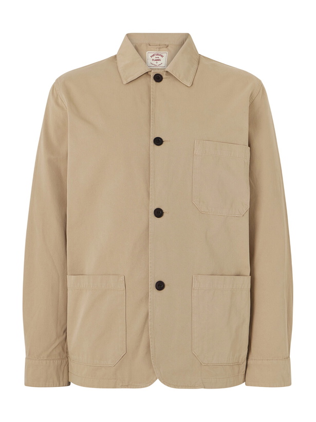 Photo: Portuguese Flannel - Cotton-Twill Chore Jacket - Neutrals
