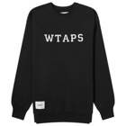 WTAPS Men's 03 Crew Neck Sweatshirt in Black