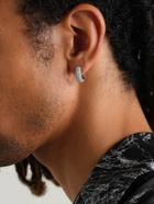 Alex Moss New York - Huggie 14-Karat White Gold Diamond Single Hoop Earring