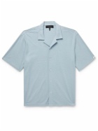 Rag & Bone - Avery Camp-Collar Cotton-Seersucker Shirt - Blue