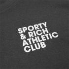 Sporty & Rich Exercise Often T-Shirt in Faded Black