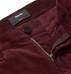 Theory - Hyannis Slim-Fit Stretch-Cotton Corduroy Trousers - Burgundy