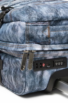 Diesel Cabin bag in trompe l'oeil denim - Carry-on Suitcases - Unisex - Blue