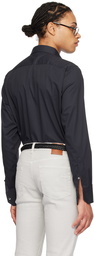 ZEGNA Black Button Shirt