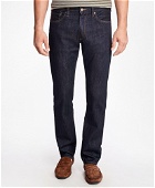 Brooks Brothers Men's Supima Stretch Denim Slim Fit Jeans | Dark Rinse