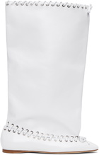 ALL-IN White Level Flat Boots