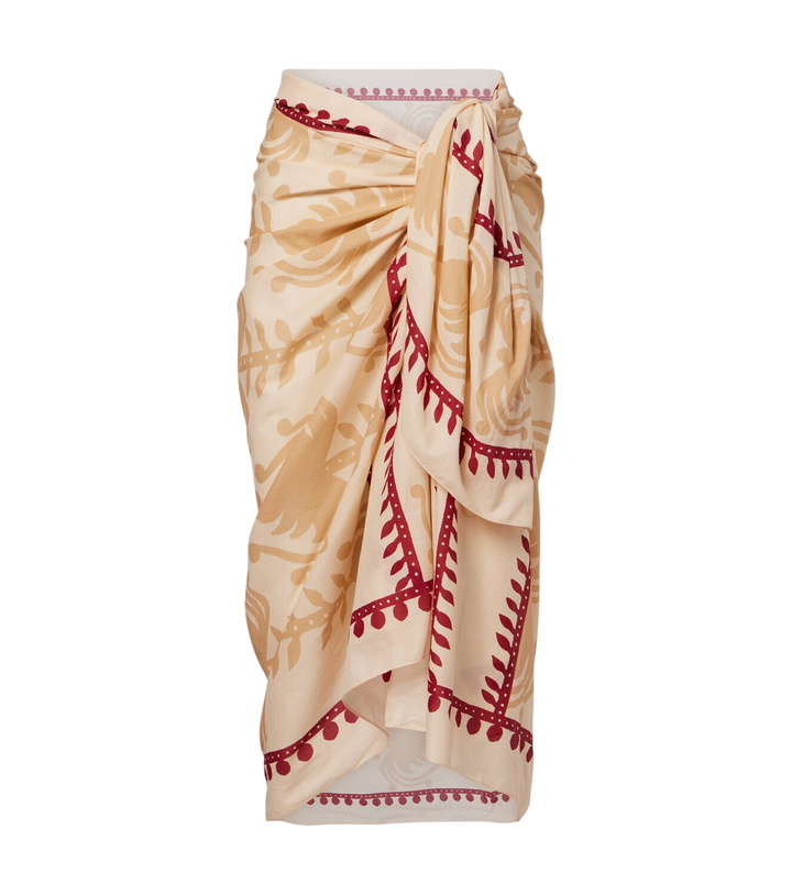 Photo: Johanna Ortiz Prismatic Flow cotton beach cover-up