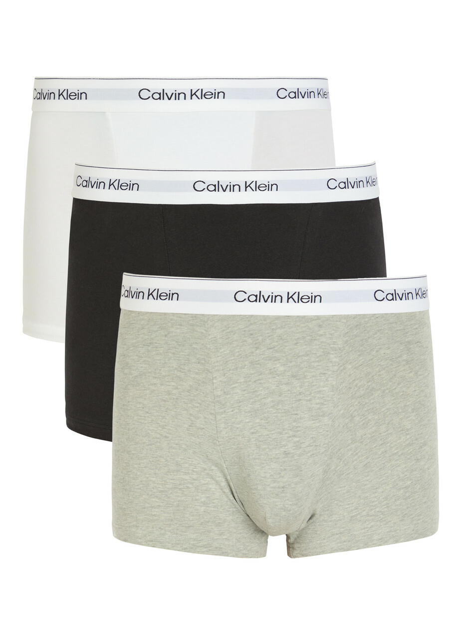 Calvin Klein Icon Stretch-cotton Trunks set of Three Multicoloured