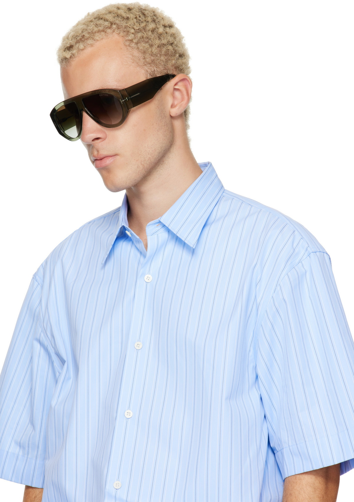 TOM FORD Green Bronson Sunglasses