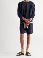 Jungmaven - Garment-Dyed Hemp and Organic Cotton-Blend Jersey Shorts - Blue