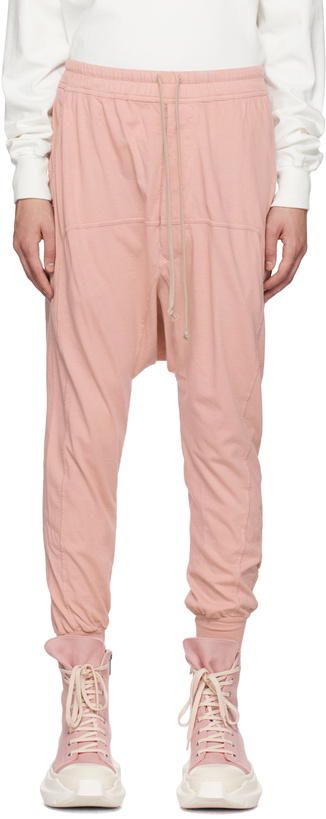 Photo: Rick Owens DRKSHDW Pink Drawstring Lounge Pants