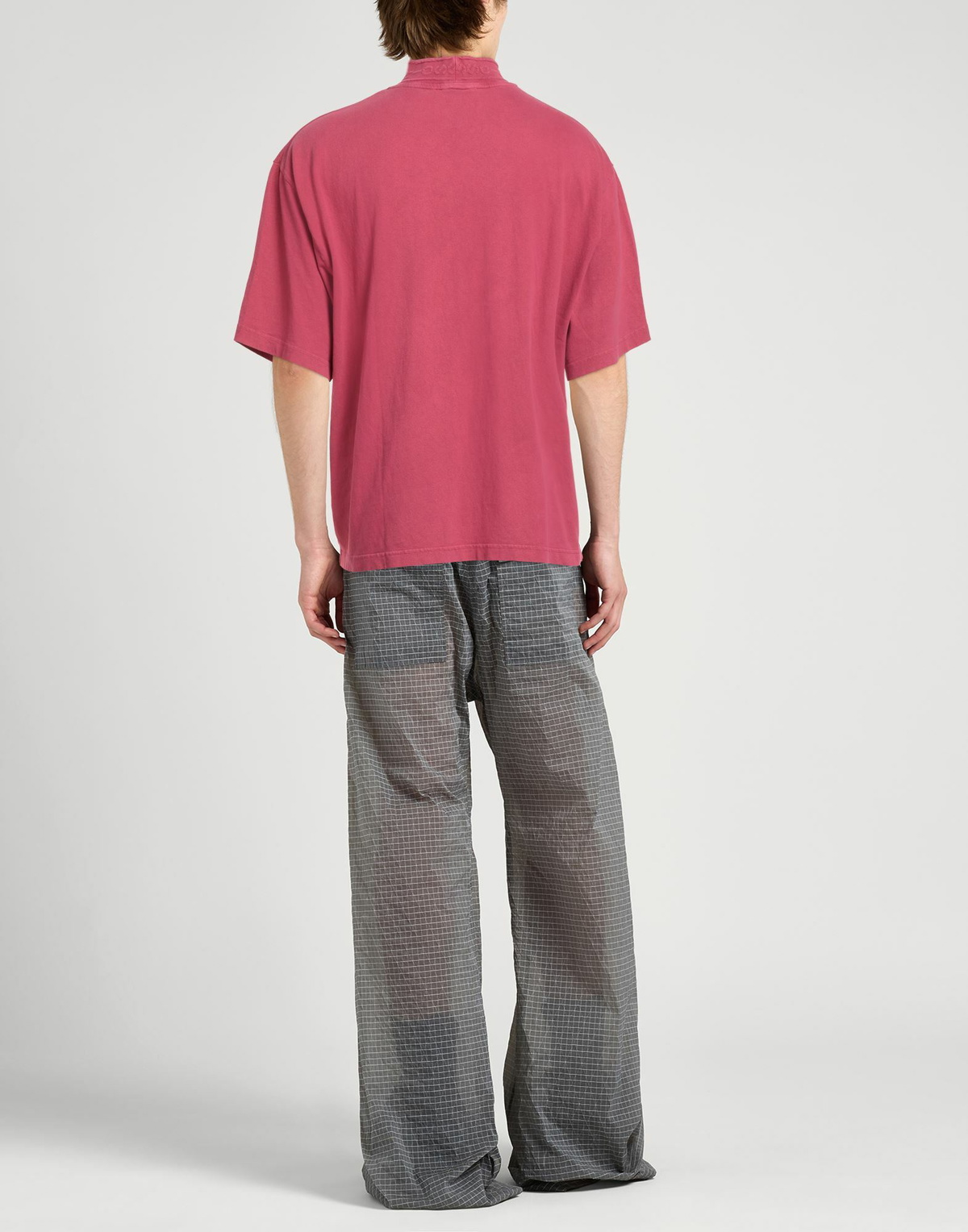 Acne Studios Mens T-shirt in Magenta