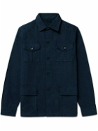 Sid Mashburn - Cotton-Flannel Overshirt - Blue