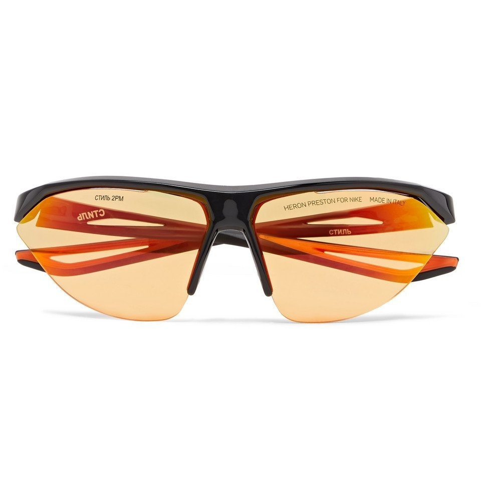 Photo: Heron Preston - Nike Tailwind Polycarbonate Sunglasses with Interchangeable Lenses - Men - Black