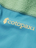 Cotopaxi - Abrazo Shell-Trimmed Recycled-Fleece Half-Zip Sweatshirt - Blue